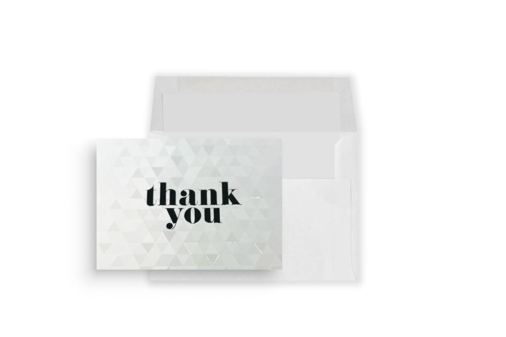 Keller Williams | Spot UV Thank You Greeting Card